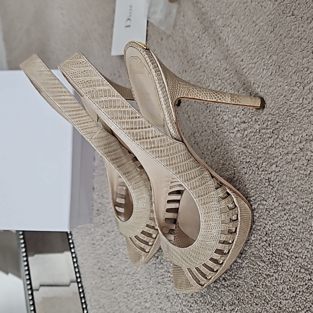Christian Dior Python Heels Excellent Condition!! - image 7